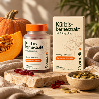 Kürbiskerne in Softgel-Kapseln