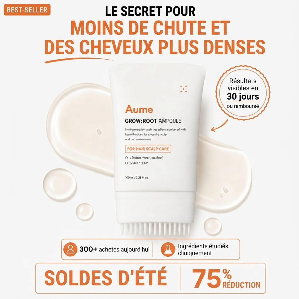 Sérum capillaire n°1 en Corée